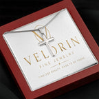 Artisan Cross Necklace - Snake Chain