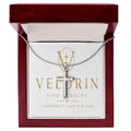 Artisan Cross Necklace - Snake Chain